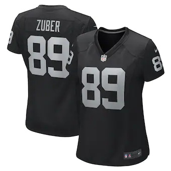 womens nike isaiah zuber black las vegas raiders game playe